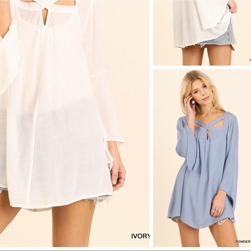 Powder Blue Umgee Tunic.